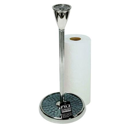 NUSTEEL Kitchen Paper Towel Holder - Black Mosaic TG-KPTH-15BL